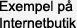 Exempel p� Internetbutik